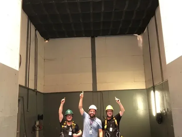 Retrofit Roof for Pressure Testing Bay