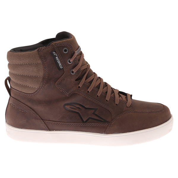 Alpinestars J-6 Waterproof Motorcycle Shoes Trainers Boots Brown
