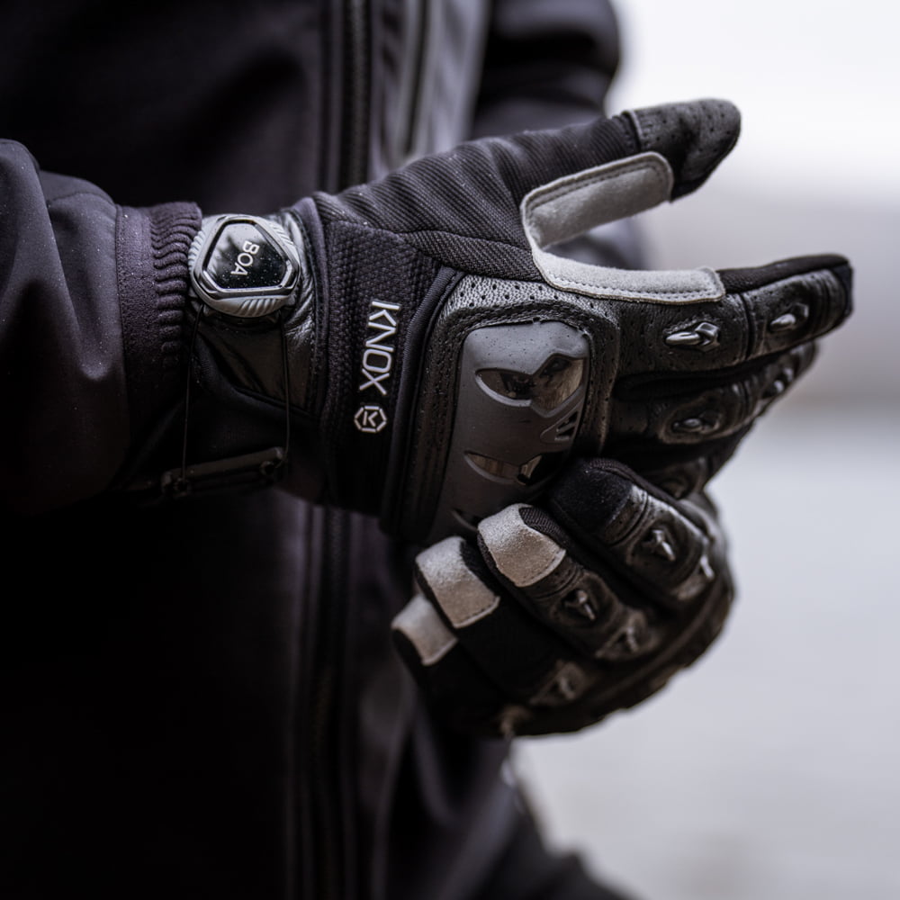 Knox Orsa Textile OR3 MK 3 Motorcycle Gloves Black