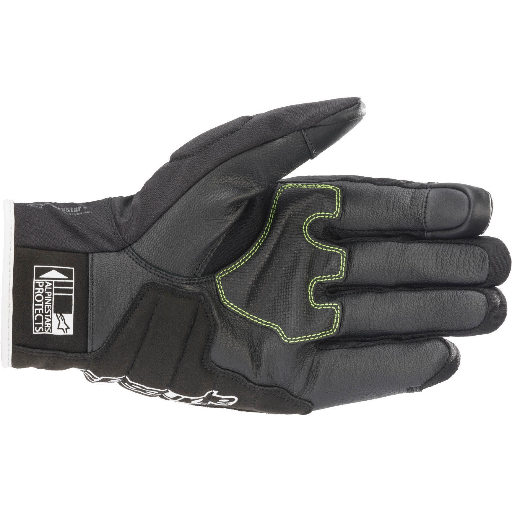Alpinestars SMX Z Drystar Motorcycle Gloves Black White Red Fluo
