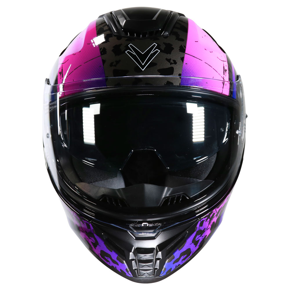 Frank Thomas FT62 SV Alexa Helmet Black Pink | eBay UK
