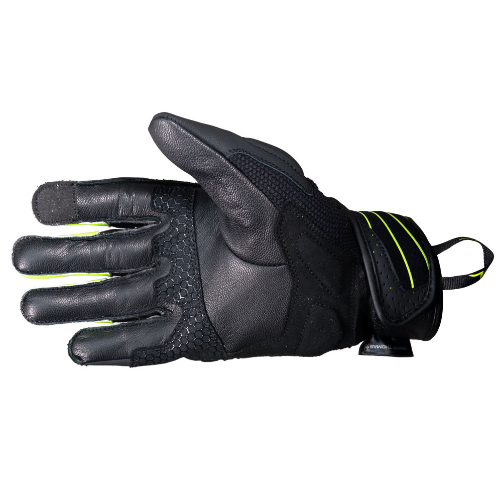Frank Thomas Venom Atom Motorcycle Gloves Black Flourescent