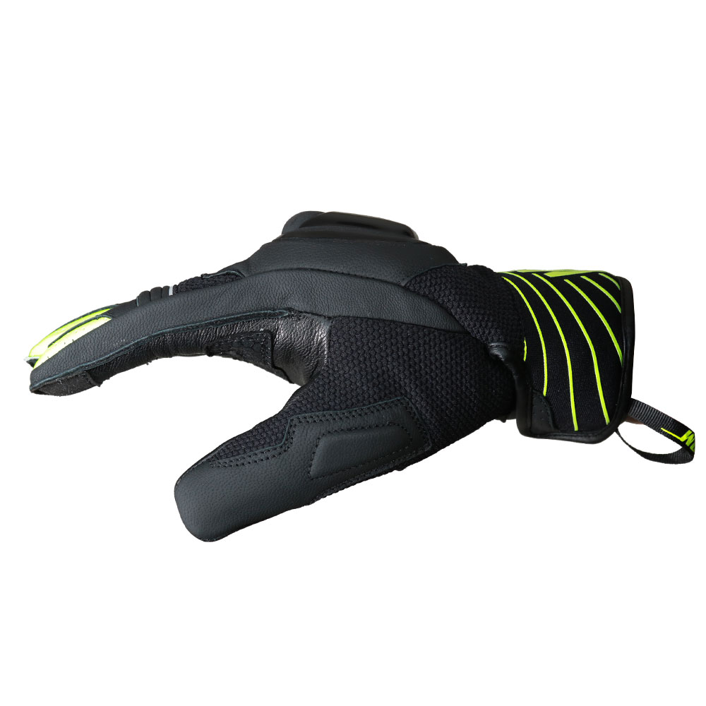 Frank Thomas Venom Atom Motorcycle Gloves Black Flourescent