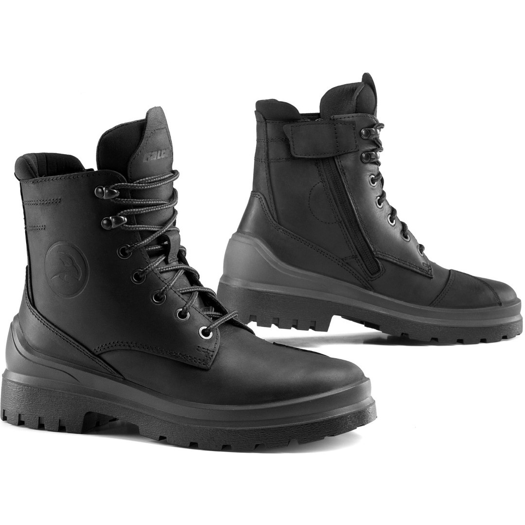 Falco Viky Ladies Motorcycle Boots Waterproof Womens Black