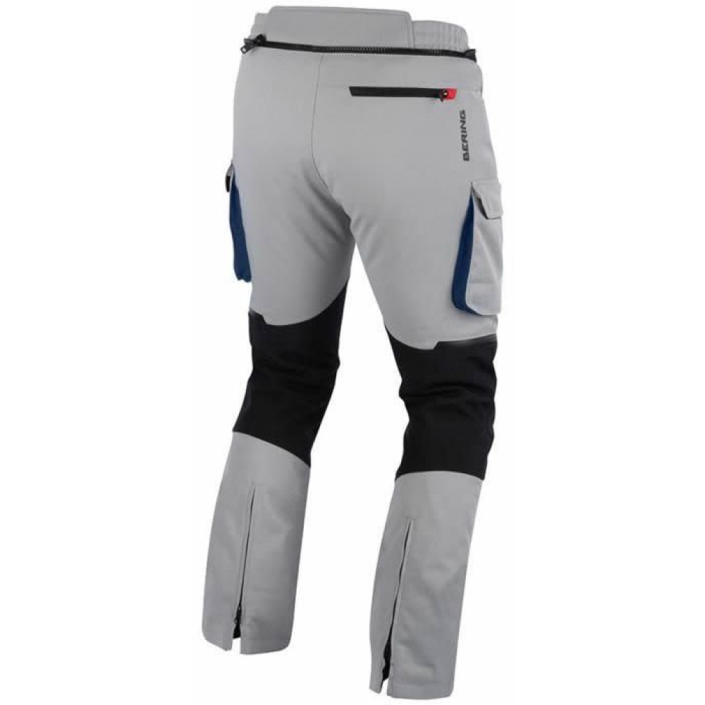 Bering Freeway Textile Motorcycle Trousers Mens Grey Blue Red