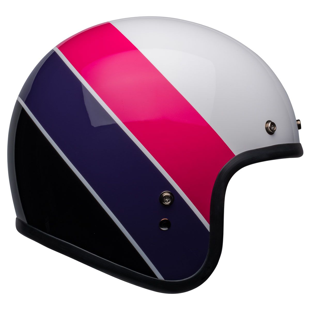 Bell Custom 500 Open-Face Motorcycle Helmet RIF Pink Purple