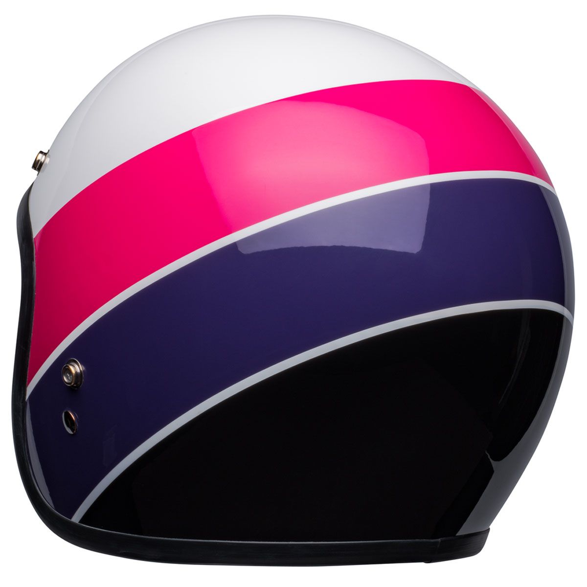 Bell Custom 500 Open-Face Motorcycle Helmet RIF Pink Purple