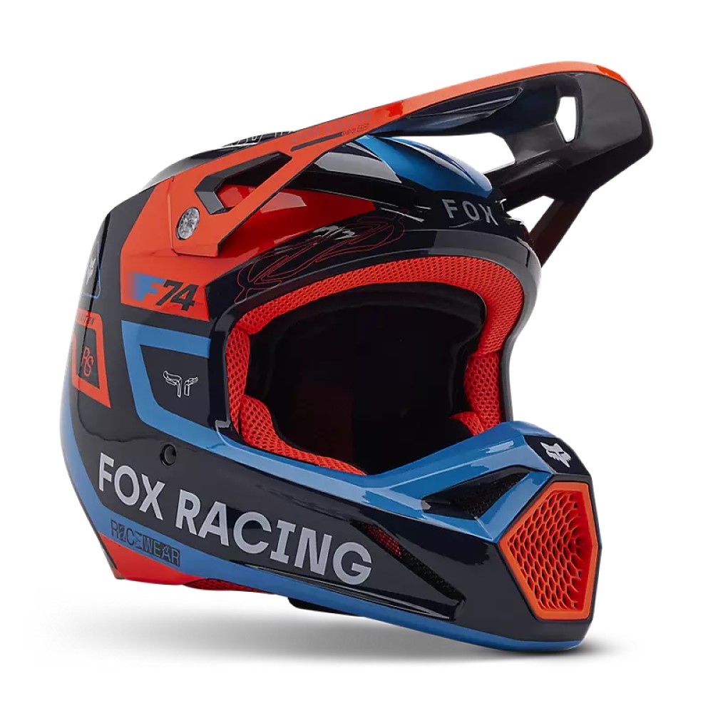 Fox Racing V1 Race Spec MX Helmet MX24 Midnight Blue