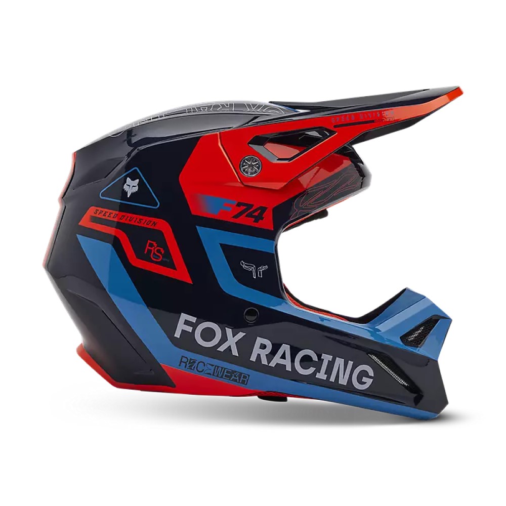 Fox Racing V1 Race Spec MX Helmet MX24 Midnight Blue