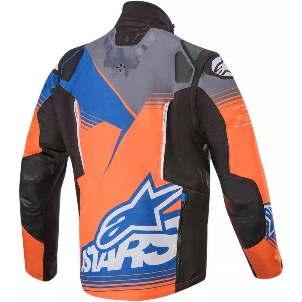 Alpinestars Venture R Enduro Off-Road MX Jacket Orange Grey Blue