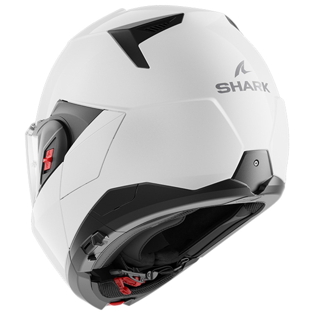 Shark OXO Flip-Front Motorcycle Helmet Blank W05 White