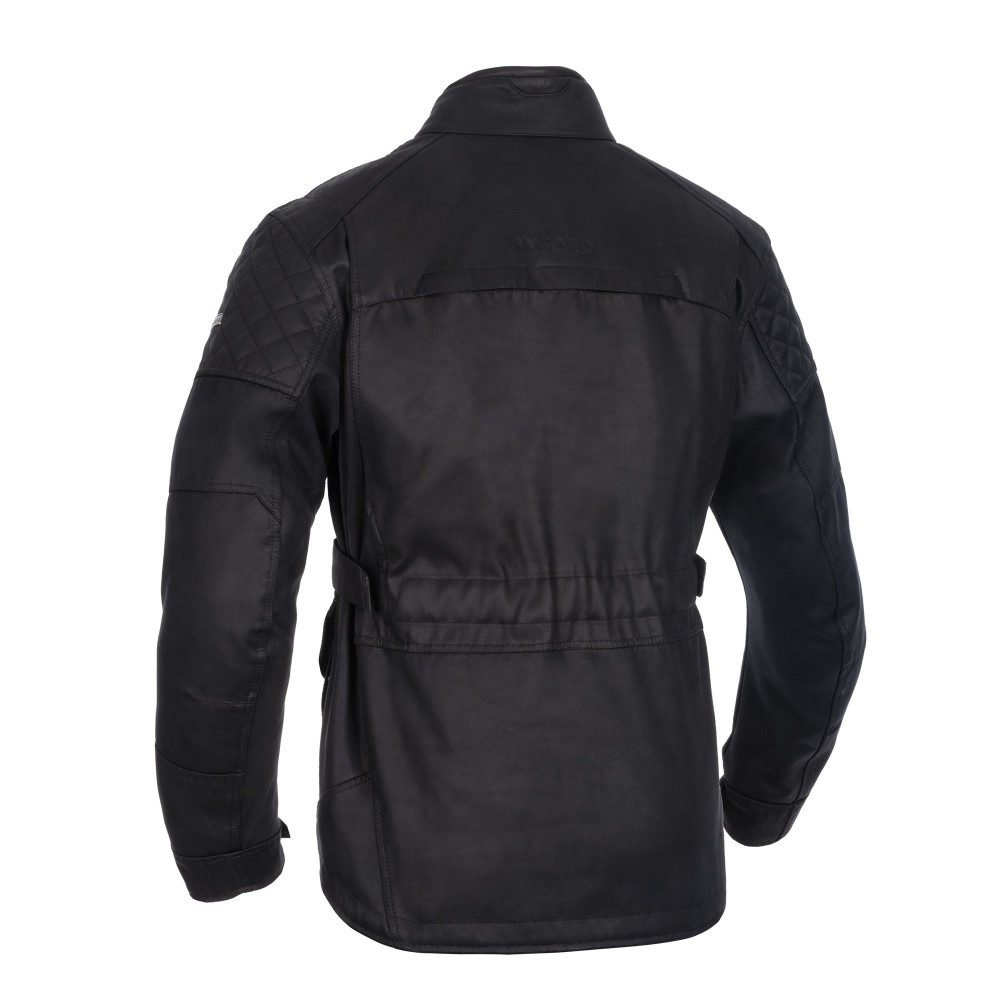 Oxford Products Sterling D2D Motorcycle Jacket Wax Mens Black