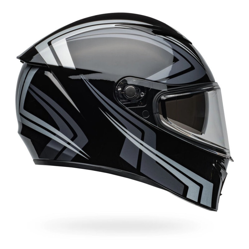 Bell Lithium Full-Face Motorcycle Helmet Jetstream Black Silver