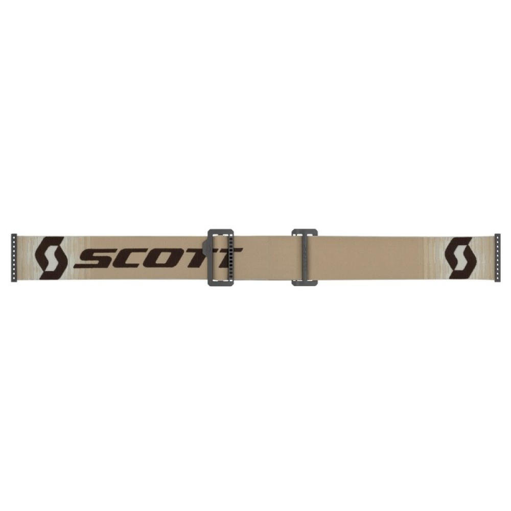 Scott Prospect MX Goggles Beige Brown Silver Chrome Works