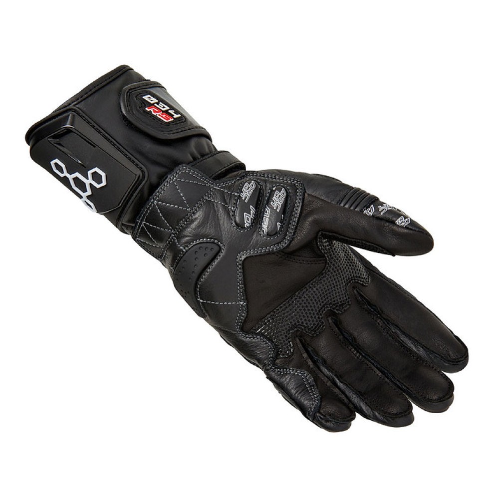 Arc-On 034 RS Leather Motorcycle Race Gloves Black
