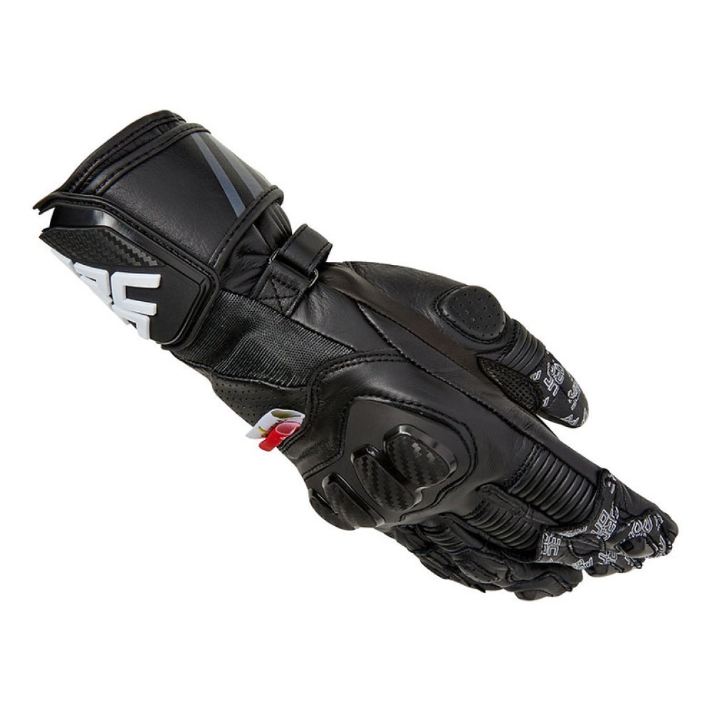Arc-On 034 RS Leather Motorcycle Race Gloves Black