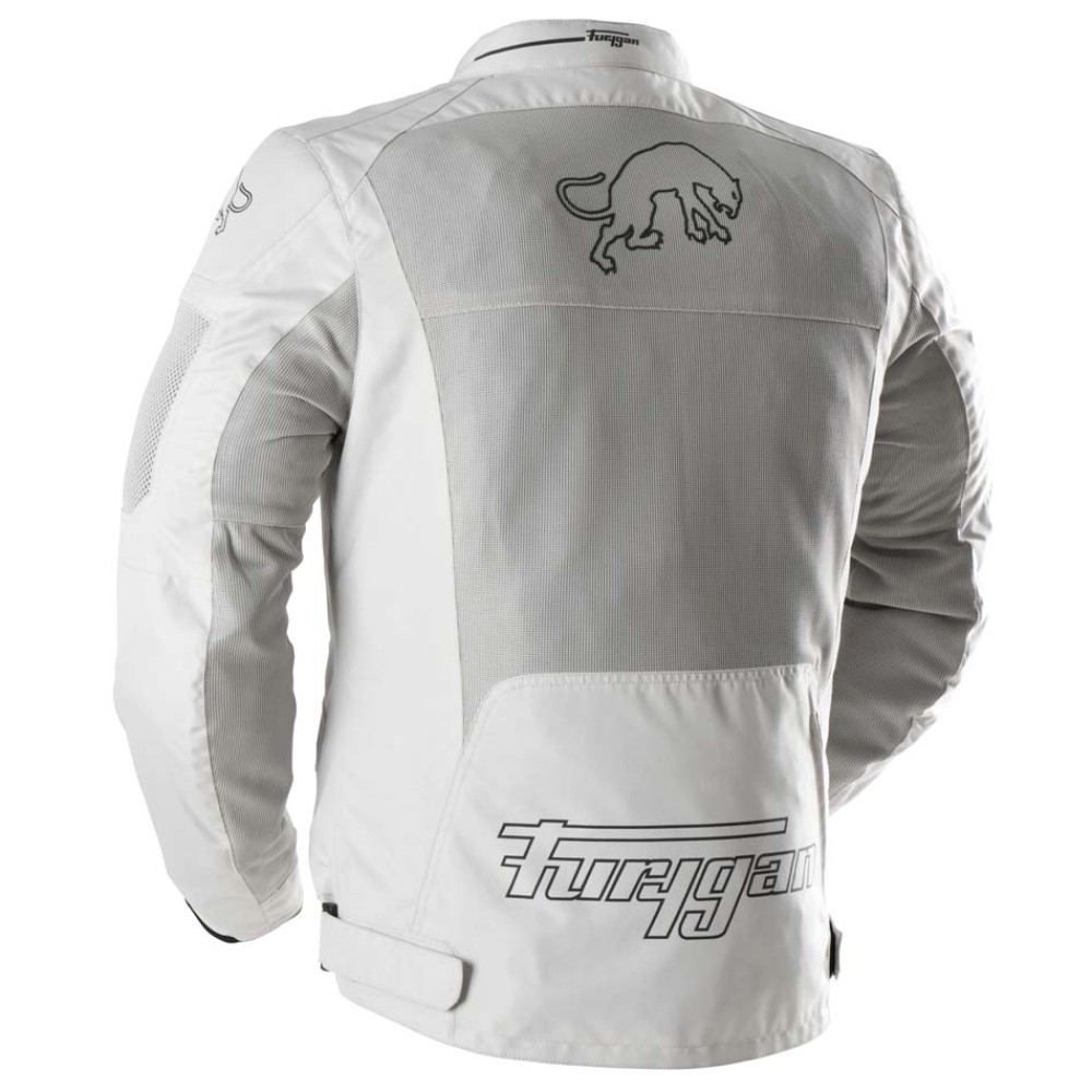 Furygan Aquilon Textile Motorcycle Jacket CE Pearl Grey