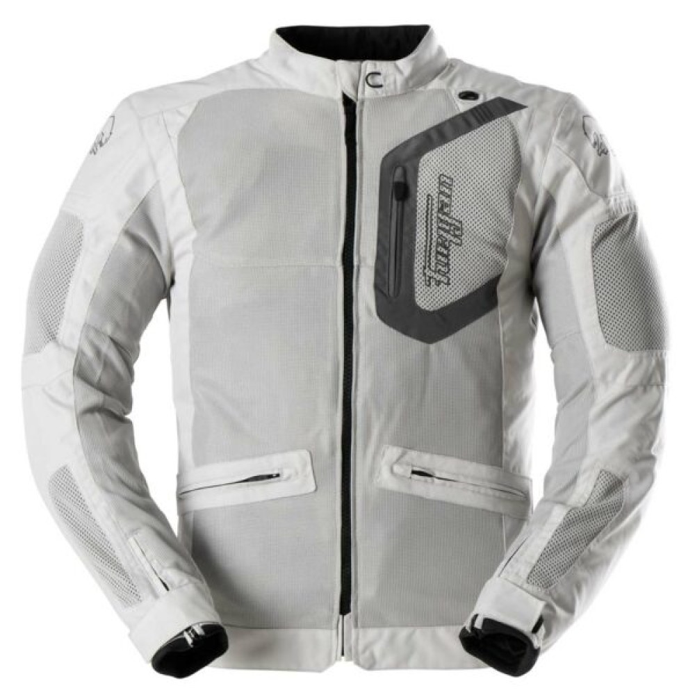 Furygan Aquilon Textile Motorcycle Jacket CE Pearl Grey