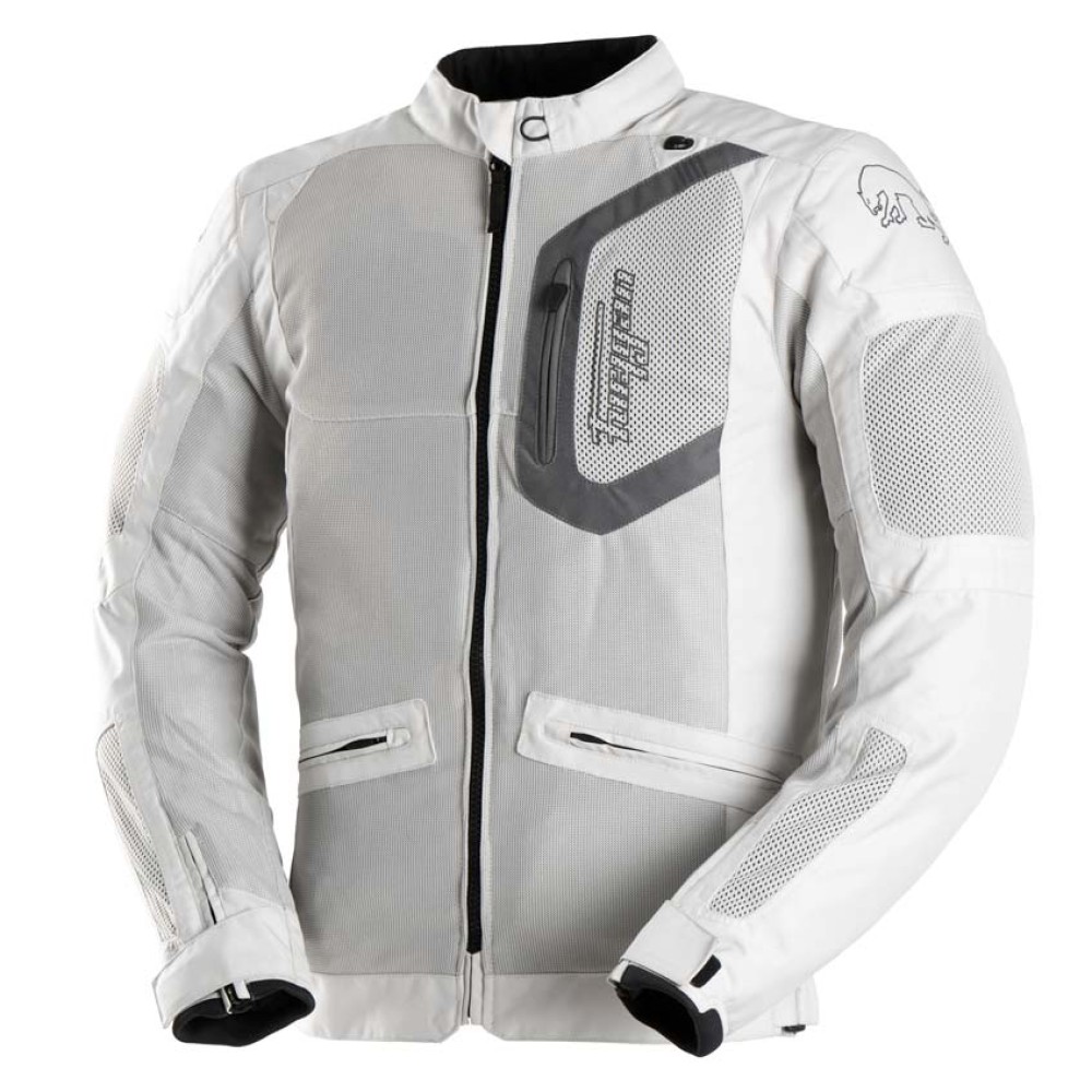 Furygan Aquilon Textile Motorcycle Jacket CE Pearl Grey