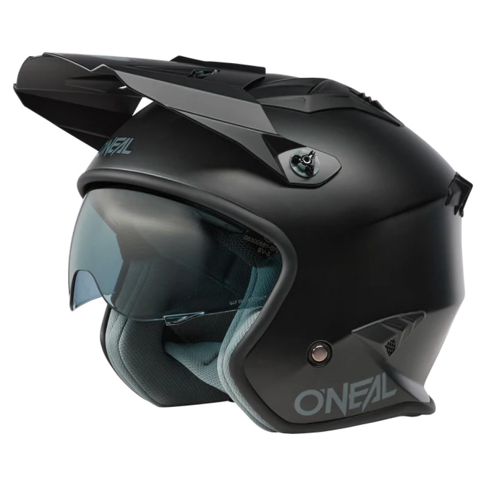 Oneal Volt V24 Open-Face Motorcycle Helmet Black