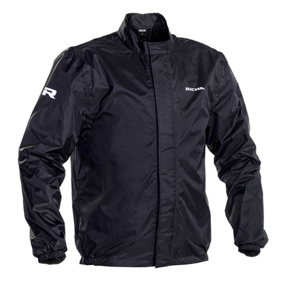 Richa Aquaguard Waterproof Motorcycle Over Jacket Mens Black