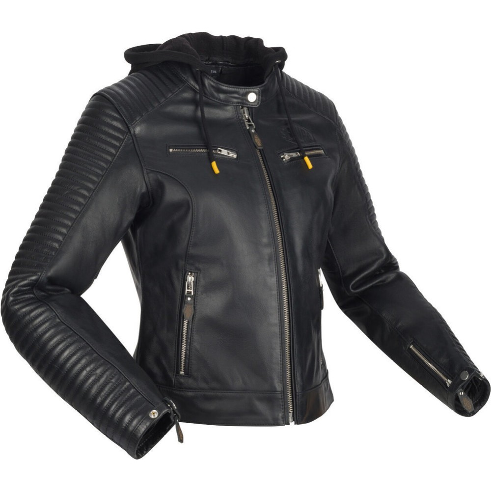 Segura Dorian 2 Lady Leather Motorcycle Jacket Womens Black