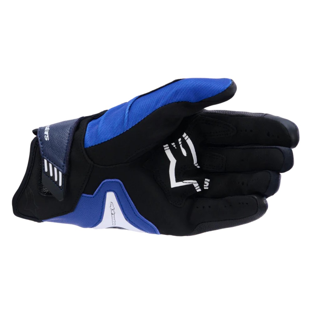 Alpinestars SP-R Pro Motorcycle Gloves Bright Blue Navy White