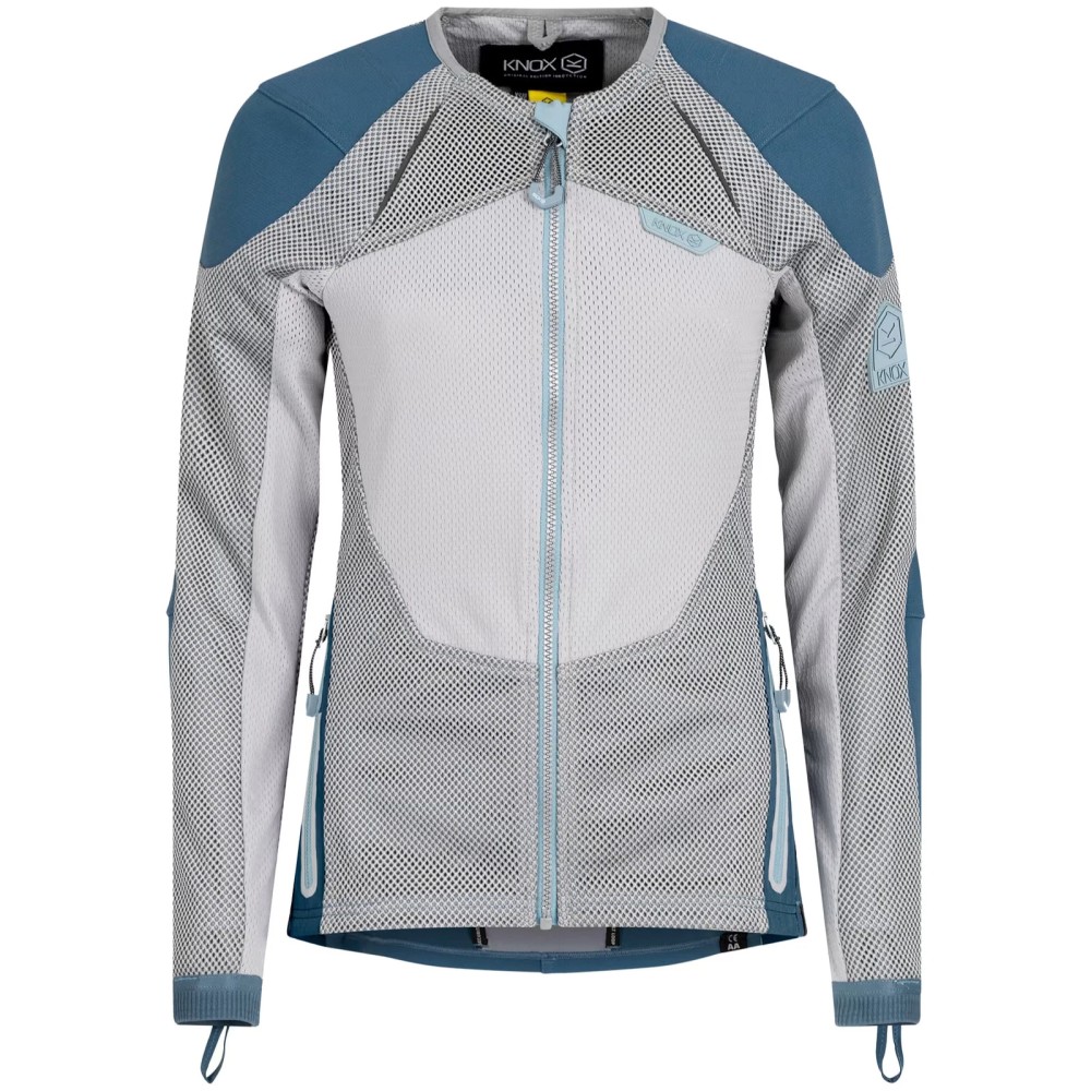 Knox Urbane Pro Move Womens Motorcycle Shirt Ladies Petrol Blue