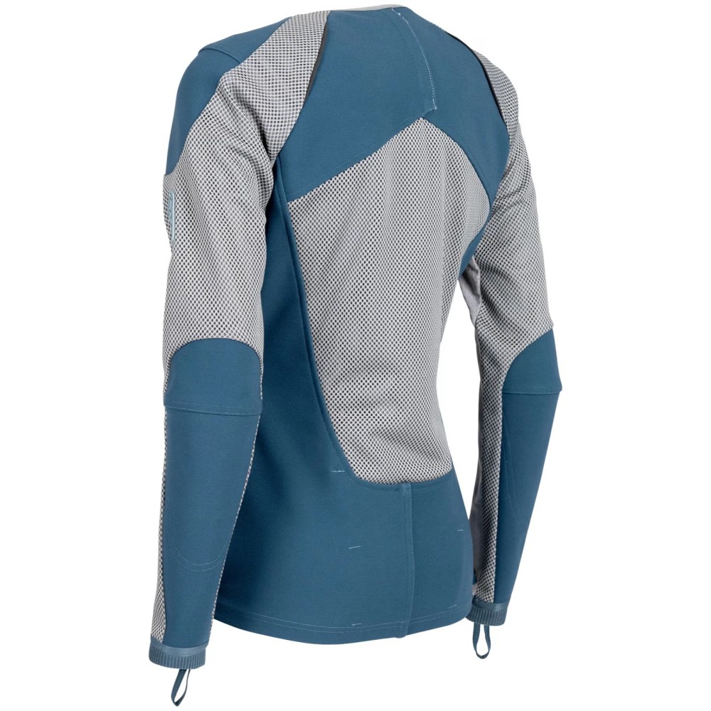 Knox Urbane Pro Move Womens Motorcycle Shirt Ladies Petrol Blue