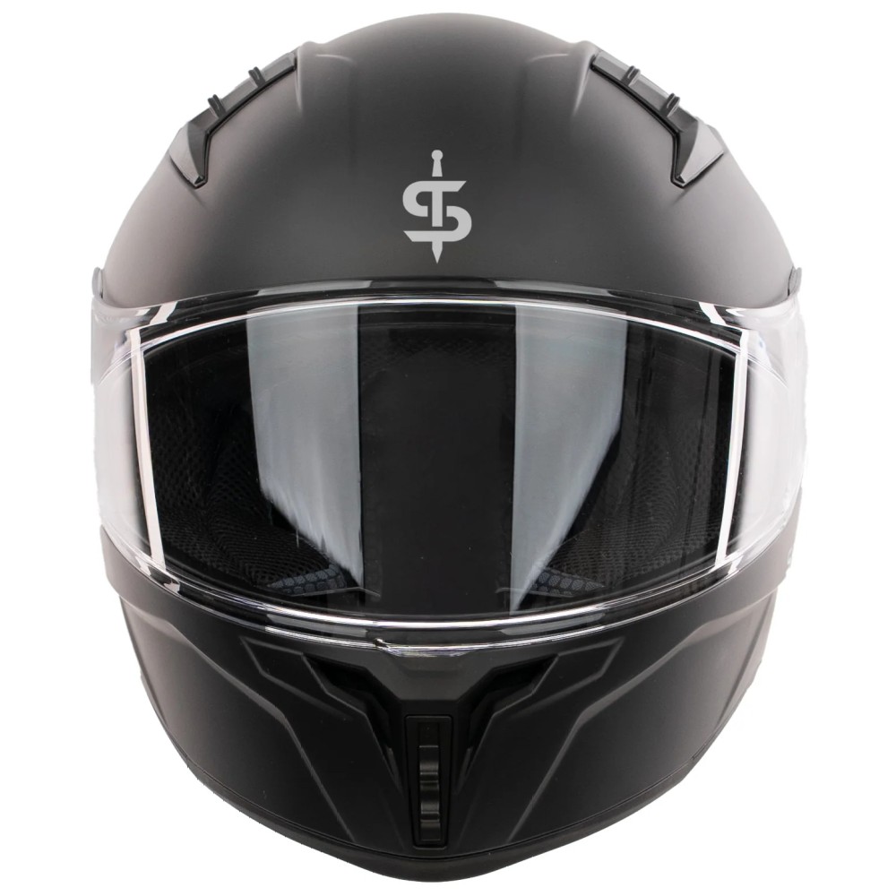 Spada Raiden 3 Full-Face Motorcycle Helmet Plain Matt Black