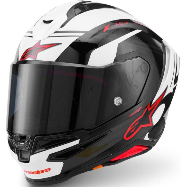 S-R7 A-Core Helmet Black White Red 