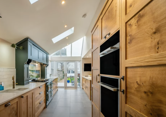 Obsidian and Oak Kitchen