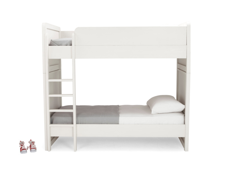 Clever Clogs Bunk Bed Kids' White Bunk Bed Loaf