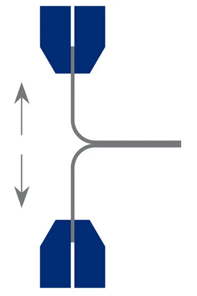 diagram of T-peel test diagram of T-peel test