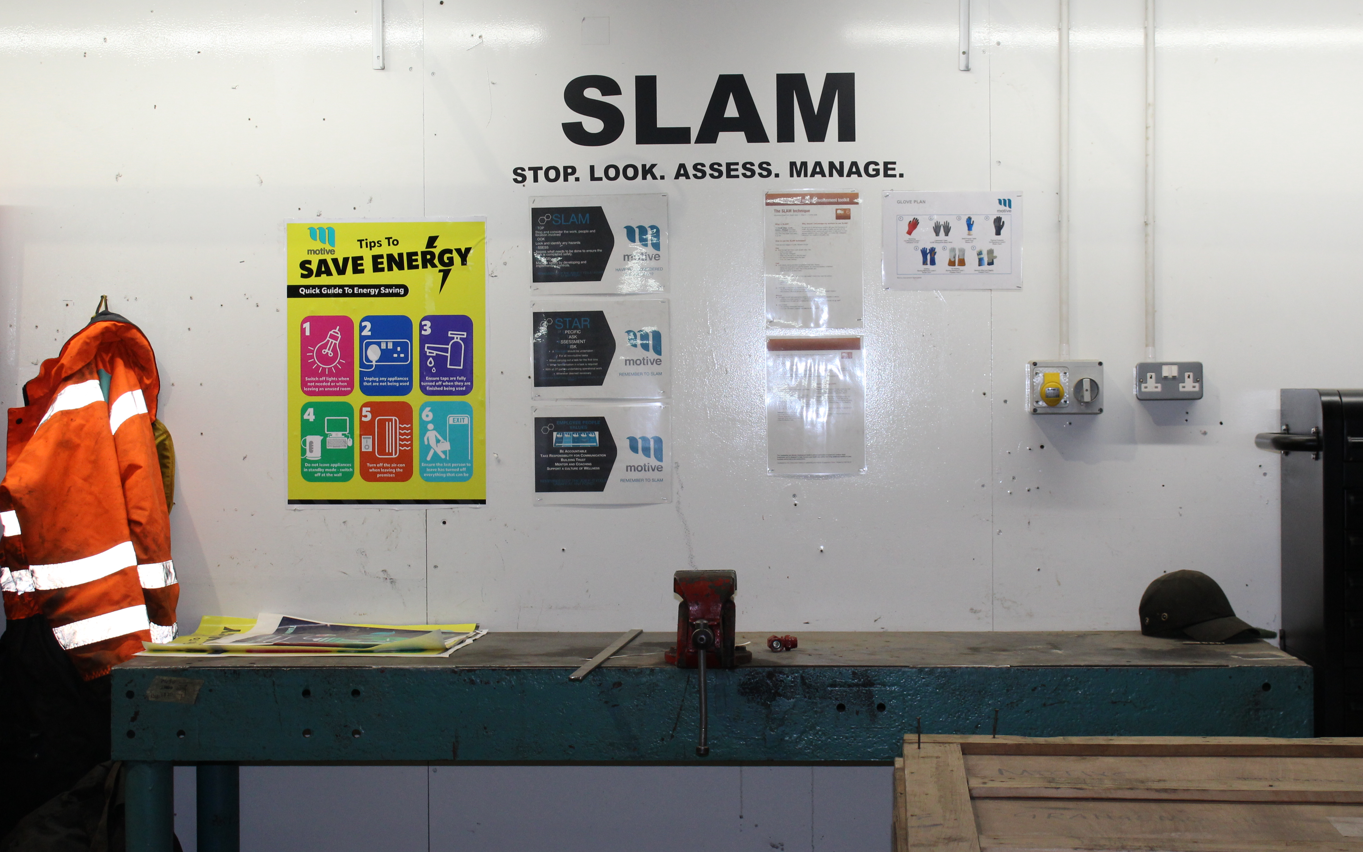 SLAM Stop Look Assess Manage 1355