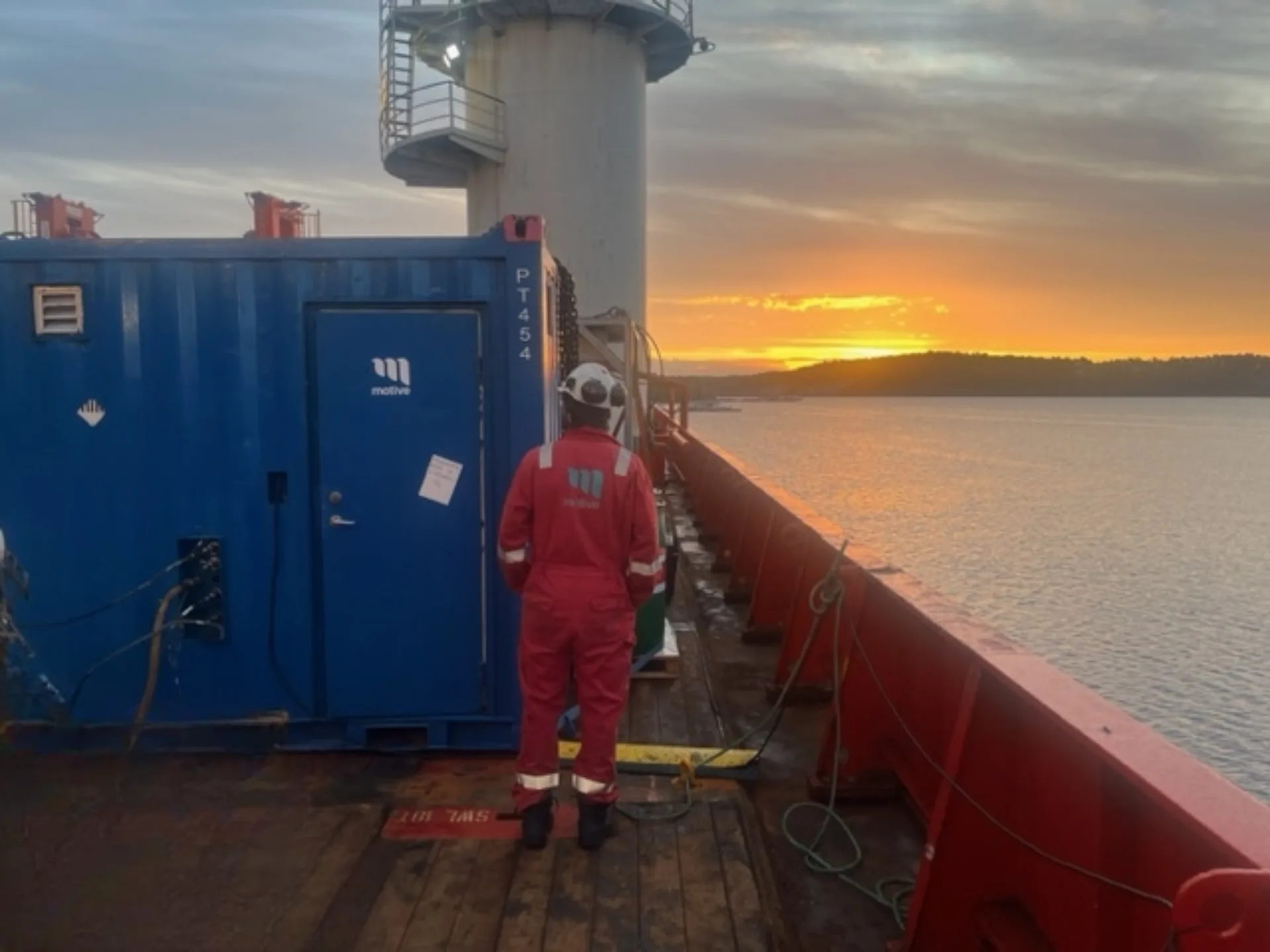 Testing Container onboard Norway E web