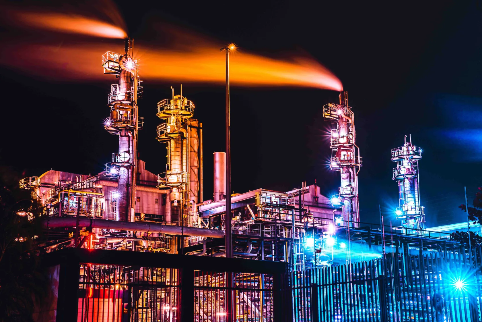 Oilrefinery industryzone