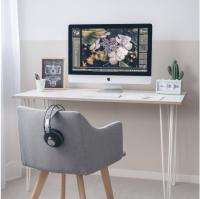 A space to create 📷 Minimal workspace with white hairpin legs, by @remypillonphotographie
V
V
V
#tidydesk #desksituation #photography #deskspace #mydesk #thehairpinlegco#interior123 #homedecor #minimalove #scandinavianstyle #homeoffice #DIY #minimalhome  #creative #thelittlethings #homesweethome #whiteliving #whitehairpinlegs #hairpinlegs #thehairpinlegco
