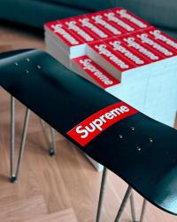 Finally got the skateboard legs in from thehairpinlegco 
Quality of the legs are pretty well made. It does not come with mounting screws/hardware so you have to buy them yourself. The balance of the legs are slightly off so there’s a little wobbly. Overall not bad quality for the price. 
•
•
•
#worldfamous 
#supreme 
#supremenewyork 
#supremeworldfamous 
#supremeny 
#supreme1994 
#supremebogo 
#supremechenille 
#streetwear 
#supremeaccessories
#supremenewyorkcity 
#supremeny 
#supremess24
#supremess24week1
#supremeseason 
#picoftheday 
#photooftheday 
#supremeweek
#happy 
#growth 
#photography 
#lighting 
#picoftheday 
#follow 
#photooftheday 
#riseandshine 
#goodmorning
#beautifulday 
#goodvibes 
#supremeinset 
#supremeinsetlogo 
#supremeskateboard 
#hairpinlegcompany