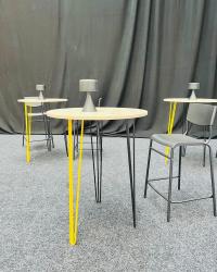 A massive thank you to thehairpinlegco for sponsoring our coffee dock seating area! We were thrilled to collaborate with such a cool brand and incorporate their fab product into our event, even in our branding colours

Beautiful table tops made by glenwisekitchens and both legs and tops kindly put together by the hands that are juliamillerosborn 

www.thehairpinlegcompany.co.uk