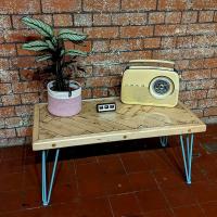 Hand Made From Reclaimed wood ❤ This parquet design coffee table, consol table and plant pot stand are available to view and order the.covebristol they are made to order and I can  make from pine or oak in a range of different designs and sizes with a choice of colour of hairpin legs from the thehairpinlegco range. If intrested pop along to the.covebristol at tobaccofactorymarkets or DM me for further details ✌🏻
#shopsmall #shoplocal #shopsmallbusiness #shopindie #bristolmaker #carpentry #carpenter #woodworkdesign #furnituremaker #furnituredesign