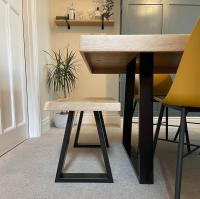 C for Chic ✨
•
We’re a huge fan of simple, clean and chic design. That’s one of the reasons why bench legs are some of our favourite products to build. 
•
Our trapezium bench legs have been flawlessly paired with a stunning wooden bench seat here to match this chic table. Truly a dining space we’d enjoy feasting in!
•
Always wanted a bench in your life that matches your style? Head to our #linkinbio to pick out your industrial bench legs and start building your dream bench. 
•
📸 : @peggypeggspad (thanks for sharing!)
V
V
V
V
#hairpinlegco #diyprojects #diyhome #diybench #industrialdecor #industrialfurniture #hallwaydecor #bench #industrialdesign #diyhomedecor #realhomesofinstagram #sorealhomes #dabblingwithdecor #styleyourhome #homeinteriors #mystylishspace