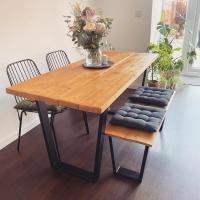 The dining table I made obviously came to the new house, and I love it.

I think eventually I would like to make a new table top as the wonky look is starting to put me off. But for now it’s staying as it is. And I’m still obsessed with these legs from thehairpinlegco 

.

#diningtable #diningroomdecor #diningroomdesign #diningtabledecor #diningroomideas #diningroomgoals #diningroominspo #diningroominterior #diningroomstyling #diningroomtable #diningroomfurniture #diywoman #diygirl #diy #diys #diyhome #diyhomedecor #diyprojects #diyproject #diydecor #diyideas #diyvideos #diylife #homediy #homediyproject #homediydecor #homediyideas #homediys #homediyprojects #diyinspiration