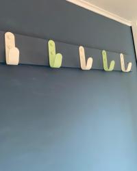Revamped coat rack
thehairpinlegco 
#lick paint blue 06 #interiorstyling #interiors #homededign #interiordesign