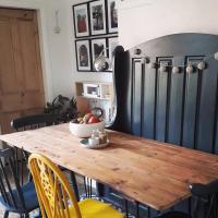 #transformationtuesday 

After we discovered the original doors hidden beneath ply, piles of nails and years of paint we went renovation crazy and decided to strip the old outhouse door once the doorway was bricked up and make it our table top.

Chemical dip, strip, several sandings and a few coats of clear osmo_uk and it's pretty much exactly how I imagined it. 

I didn't want a table I needed to be precious about, we needed a kitchen table not a dining table.

I love how the oil has brought out the grain. Not a bad looker for 130 ish years old. 

#renovationproject 
#storyofmyhome 
#myperiodhomestyle 
#kitchendiner 
#diytable 
#homemadefurniture 
#industrialstyling 
#rusticdiningtable 
#myhometrend 
#mycolourfulhome 
#sorealhomes 
#sahstylists 
#diningroomdecor
#myperiodhomestyle 
#cornerofmyhome 
#homemadetable 
#myliverpoolhouselove
