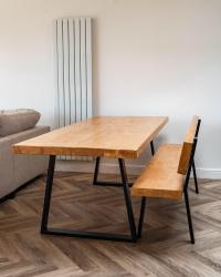 Loved making this recent project! Thanks to thehairpinlegco for these quality bench and table legs, they look and feel amazing 👌🏼

#woodwork #diningtable #rustic #woodworking #handcrafted #carpentry #joinery #furniture #cornwall #smallbusiness