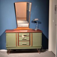 This commode was about to be disposed of. It belonged to the same Luxembourgish family since it was made in the late 1960s/early 70s. Now it has been transformed by Elad of Duke Restorations. 

Elad used local eco-friendly paint - Forest Green colour from robin_createur_de_couleurs 

He replaced the old legs and handles with English hairpin satin copper legs and handles- from thehairpinlegco 

Now it is truly a unique contemporary piece. How would you use it? To me it could suit a hallway or even be a statement TV stand! It is now ready for a new home. Find it today on the Canopi website.

P.S. Thanks to peter_kleijnenburg_interior for the gorgeous lamp!

#treasureortransform #recraftyournestsustainably #remadeinLuxembourg #recraftedfurniture #remakersofluxembourg