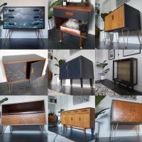 #octoberfavourites 🖤
#montage #refinishedfurniture #bespokedesign #commissionwork #madetoorder #furnitureforsale #midcenturydesign #modernretro #furnitureart #geometricdesign #decoupage #gplan #teakfurniture #hairpinlegs #redesign #restyle #rescueandrenew #newold #sustainableinteriors #uniquefurniture #designyourhome #indiebusiness #thehouseofup #designretrobrighton