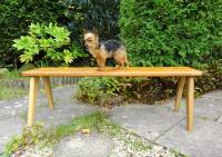 One of our handmade benches using oak legs from thehairpinlegco made from reclaimed antique wood available in our bay themalthousecollective. 

The shop is dog friendly 🐾 

See something you like? 
DM or call the shop 01453755800 for details

(Closed Tue &amp; Wed)

#yorkiesofinstagram #yorkies #benchesofinstagram #bespoke #hairpinlegcompany #hairpinlegs #interiordesigners #reclaimedwood #homeandgarden #antiquesforsale #decorativeantiques
#themalthousecollective #antiqueshopping #malthousecollective #cotswoldshopping #qualityantiques #placestovisitcotswolds #cotswoldshopping #interiors #cotswolds  #stroud  #interiorinspiration #antiques #vintage #interiordesign  #visitthecotswolds #vintagepastimes  #supportsmallbusiness
#shopindependent #shoplocal #vintagepastimesgardenandhome