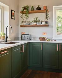 🧡 HOW TO REVAMP YOUR KITCHEN 🧡

We’ve written a blog of some tips we’ve learnt on how to revamp your kitchen without having to completely rip it out and start again...link is in the bio above!

We’re working on a few kitchens that we’re updating rather than fully replacing so this post feels fitting!
Not only is this cheaper but also more sustainable in not having to change all the cabinets. But this will only work if you’re not changing your layout, knocking through walls etc,
If you’re happy with the layout but not the look then here are our top tips but more detail in the blog.

1 - paint your cabinets if you’re lucky enough to have wooden doors, or if not there are so many companies out there now that supply new stylish and colourful door options.

2 - change the worktop - if you have an island, perhaps it’s just this that changes? Like we did in the image we had a copper resin worktop commissioned for this project, we love how it popped against the white main worktop.

3 - change the hardware - this can instantly make a difference and the cheapest solution to making your kitchen look different.

4 - Styling - if you have any open shelving, or can add them then these are great to style. Or look at your worktop space and style this and make sure it’s not cluttered.

Photography jemma_watts_photography 
Copper worktop bland_design 
.
.
.
#interiordesigntips 
#interiørtips 
#kitchenrevamp 
#updatedkitchen 
#greenkitchen 
#howtoideas 
#updatingyourhome 
#kitchenmakeover 
#makeoveryourkitchen 
#housereonvation 
#shelfiestyling 
#kitchenshelfie 
#shelfiedecor 
#shelflove 
#mykitchenmyhappyplace 
#mykitchenstyle 
#kitchensofinstagram 
#copperworktop 
#greenandcopper 
#suffolkcountryside 
#suffolkinteriors 
#nbinteriorsuk 
#suffolksmallbusiness 
#inspiringhomes 
#interiorblog 
#interiorblogging 
#designerstips
